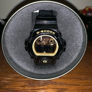 G Shock Black & Gold